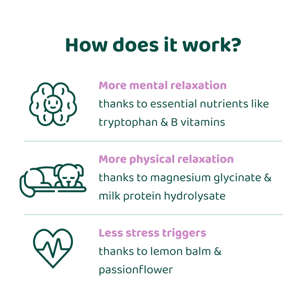 Anxiety & Stress Relief 🌿 100% natural 🫙 60 soft chews - Image 4